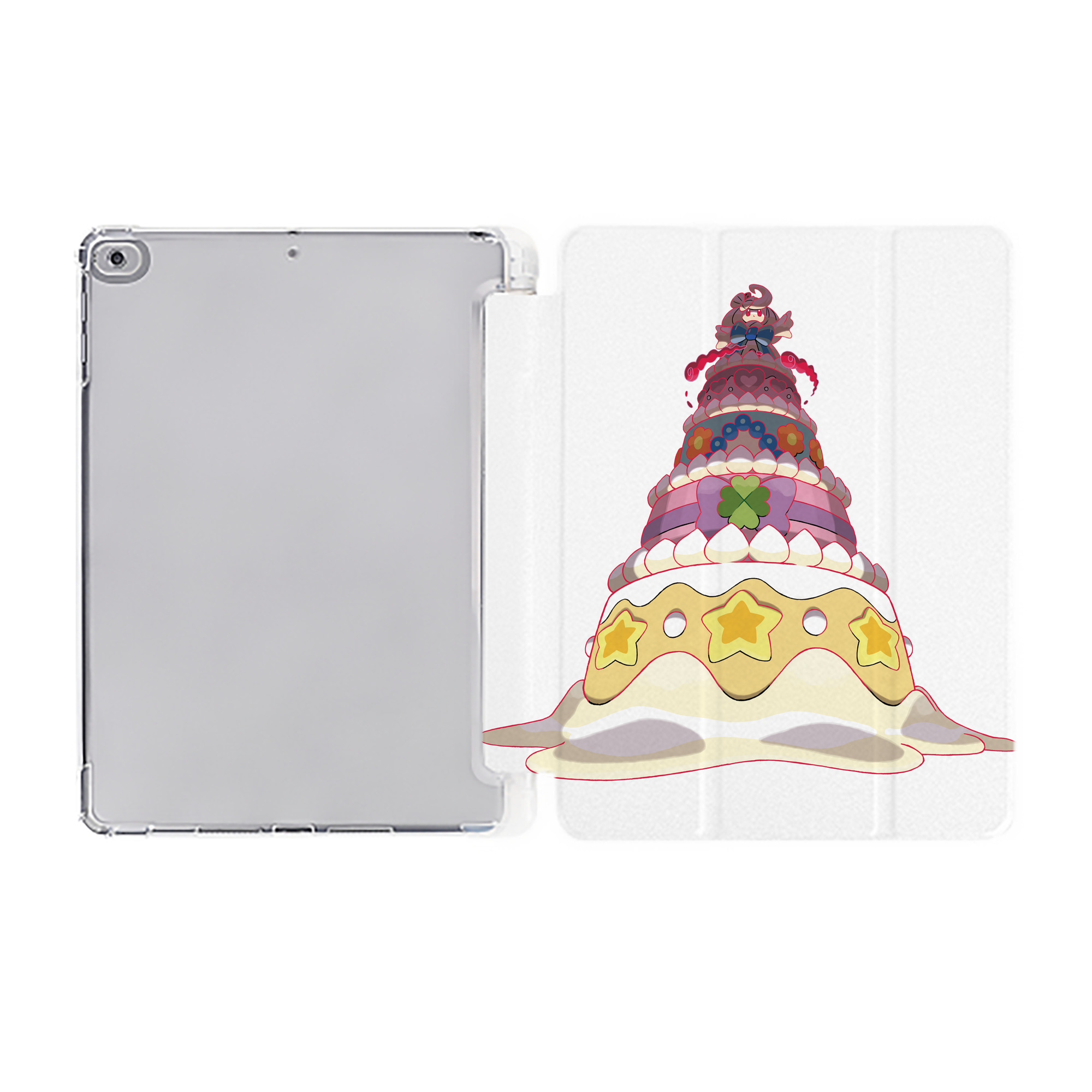 （画像用） ポケットモンスター Pokémon IPad ケース ペン収納付き 三つ折りスタンド PUレザー×シリコン 対応機種9.5/10.5/10.9インチ